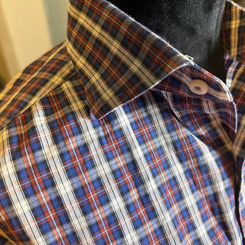 Ben Sherman Multicolor Plaid Button-Down Shirt